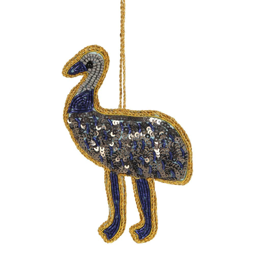 Emu Sequin Hanging Decoration