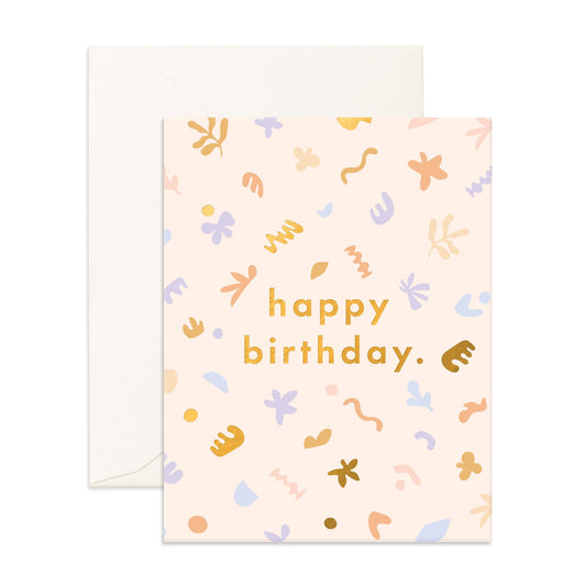 Happy Birthday Fresco Greeting Card