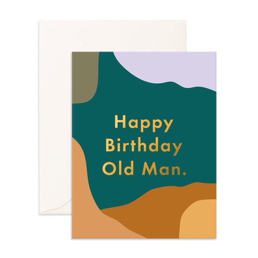 Happy Birthday Old Man Greeting Card