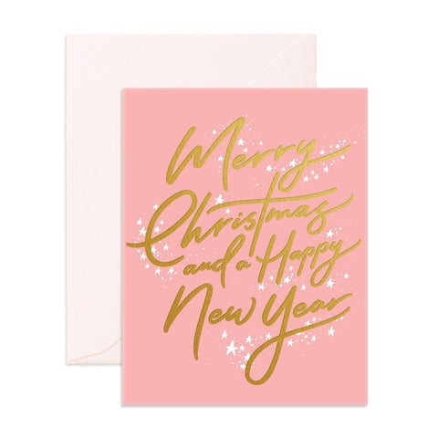 Christmas New Year Greeting Card