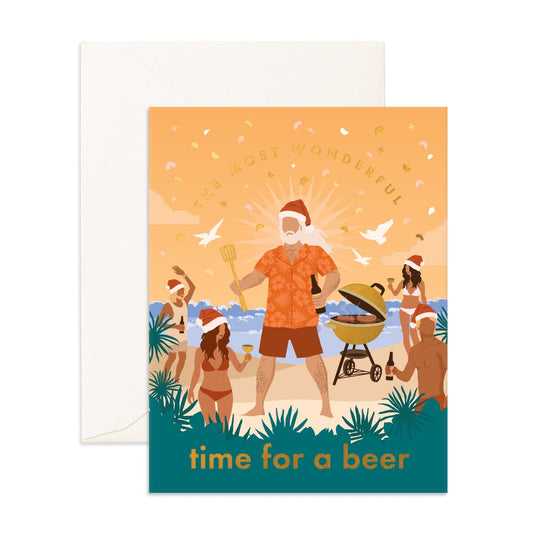 Wonderful Time Beer Greeting Card