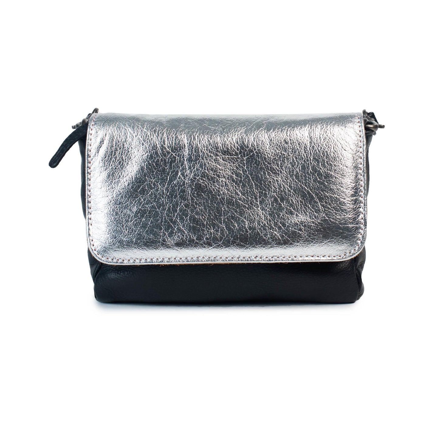 Sara Bag Silver & Black