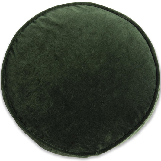 Kombu Green Velvet Pea Cushion