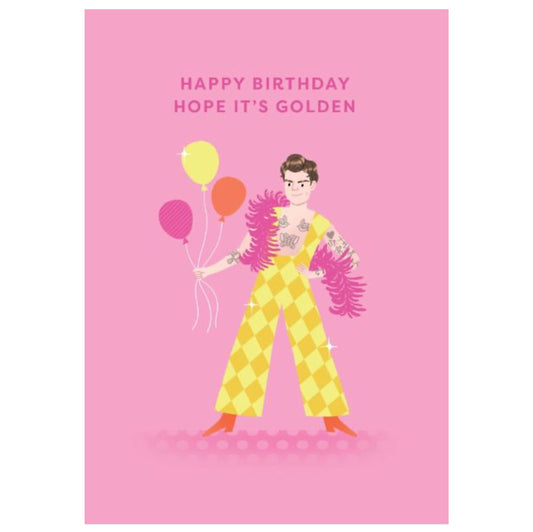 Harry Styles Birthday Greeting Card