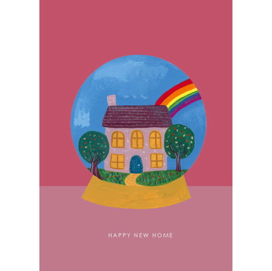 Rainbow New Home Greeting Card