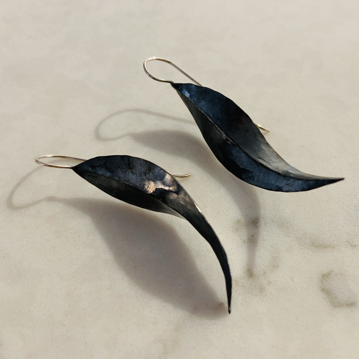 Eucalyptus Oxidised Earrings