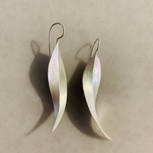 Eucalyptus Silver Earrings