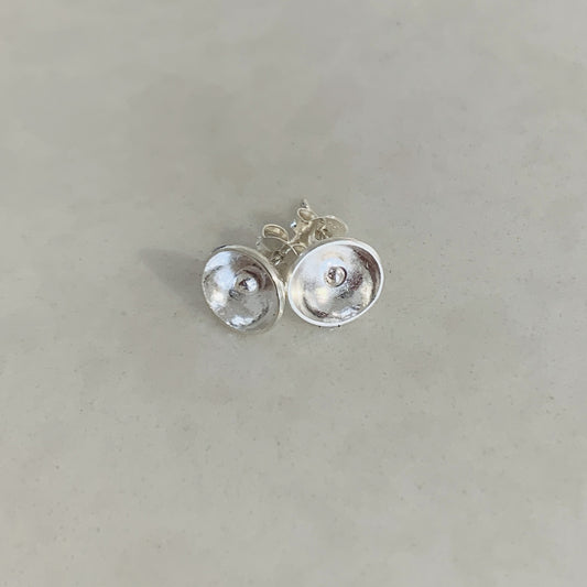 Industrial Sterling Silver Studs