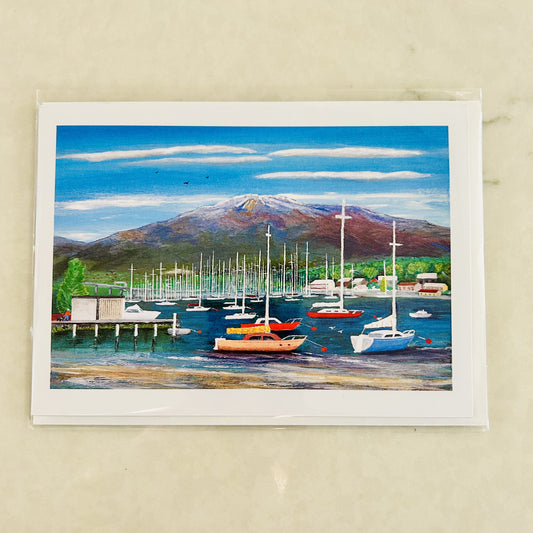 Boats on the Derwent Greeting Card