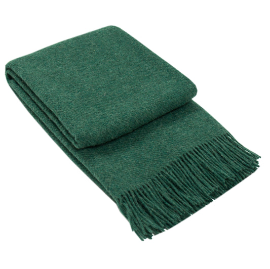 New Zealand Wool Blanket - Emerald