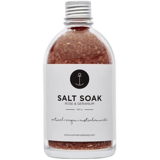 Salt Soak - Rose & Geranium - 350g