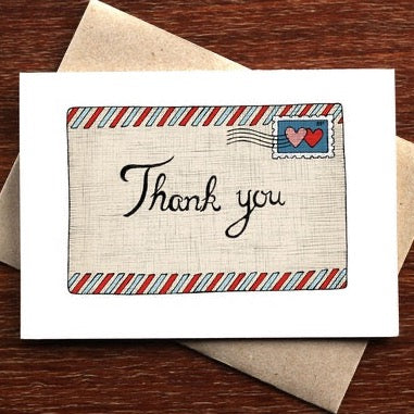 Thank You Letter Greeting Card