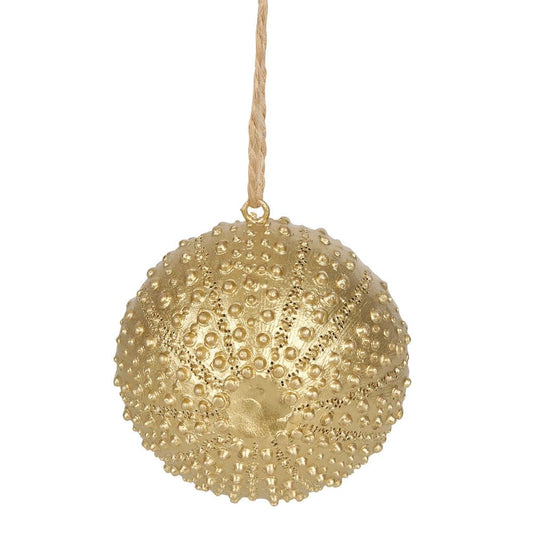 Gold Sea Urchin Hanging Decoration