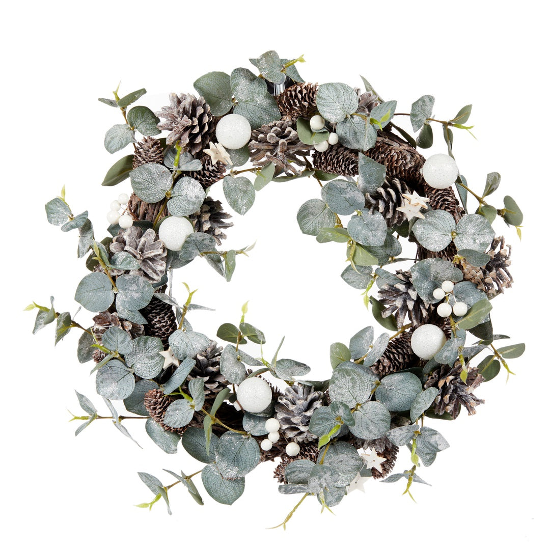 Snowy Eucalypt Wreath