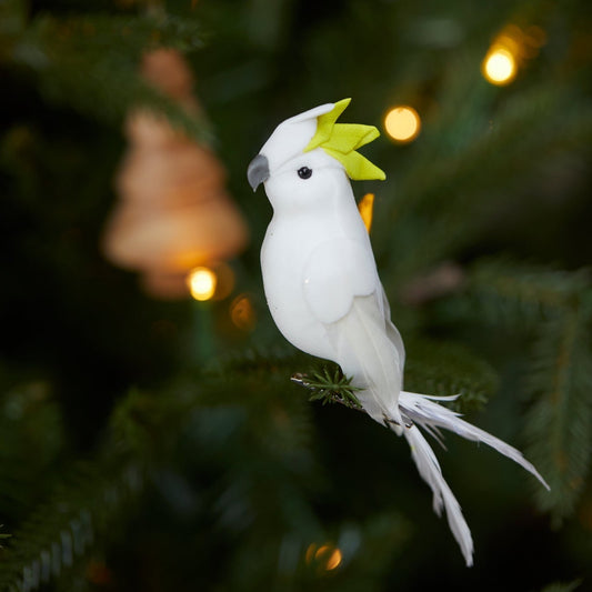 Yellow Cockatoo Clip Bird