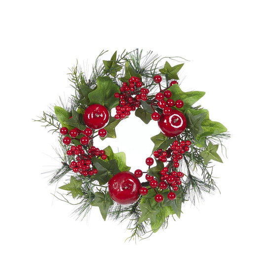 Red Berry & Apple Wreath