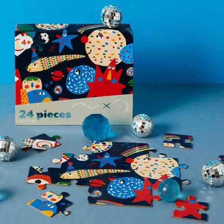 24 Piece Kids Puzzle Space Romance