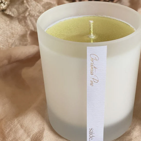 Zen Eco Glitter Candle - Christmas Tree