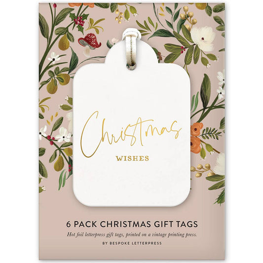 Christmas Wishes Gift Tags 6 Pack