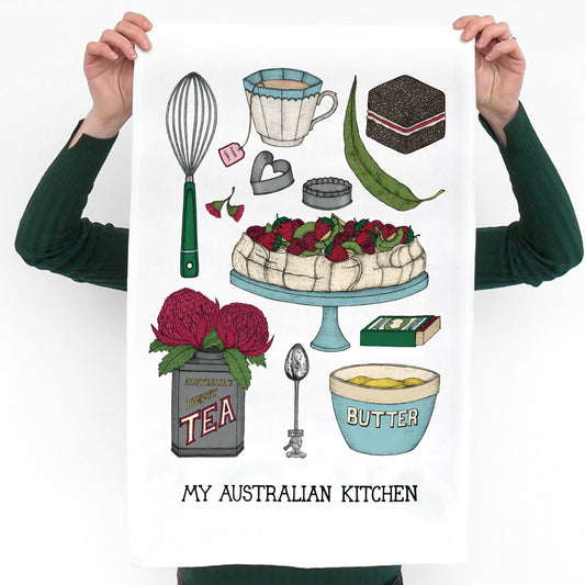 Australian Kitchen Art Tea Towel