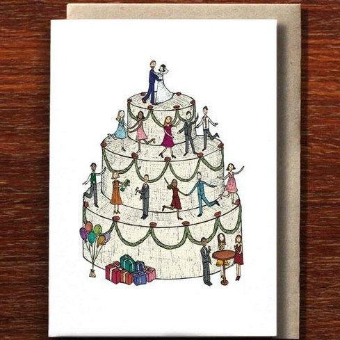Wedding Cake Greeting Card