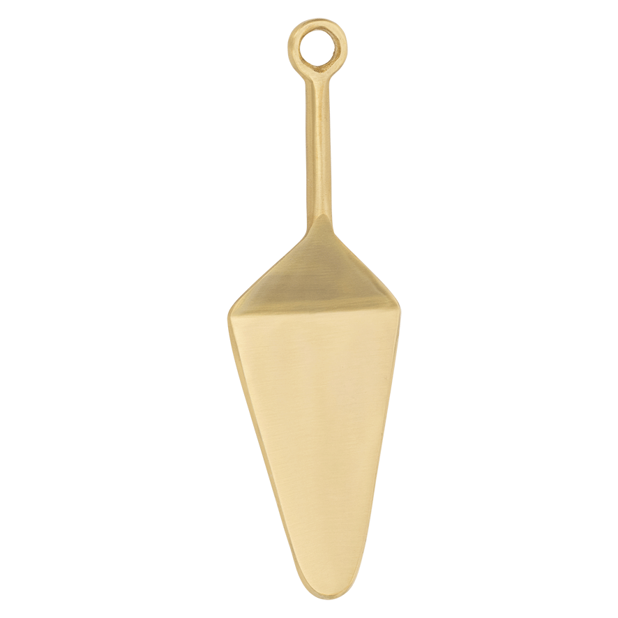 Brass Cake Server