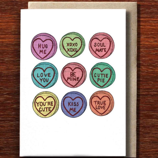 Heart Candy Greeting Card