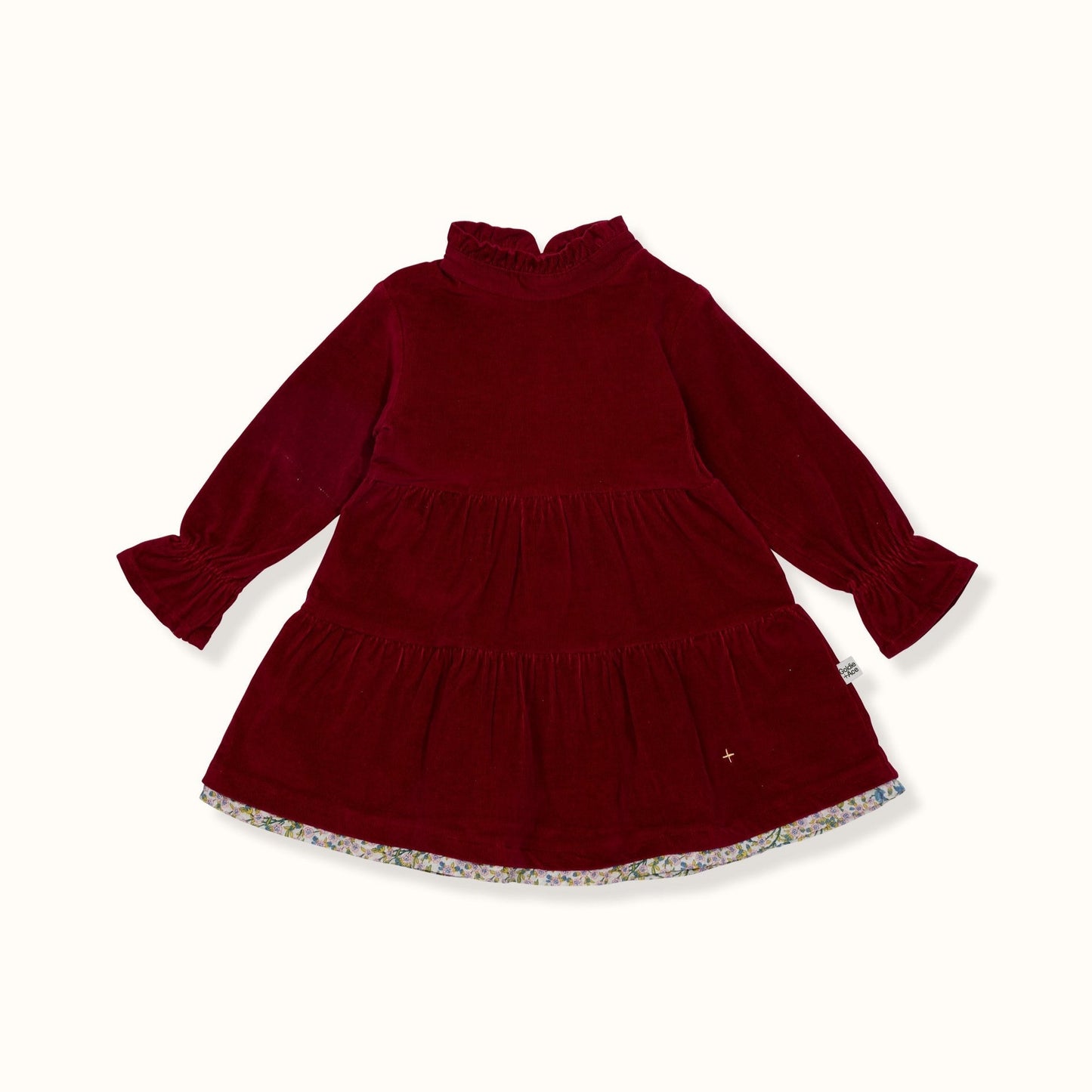 Lottie Corduroy Dress Ruby