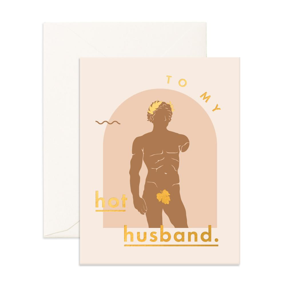 Hot Husband Greeting Card