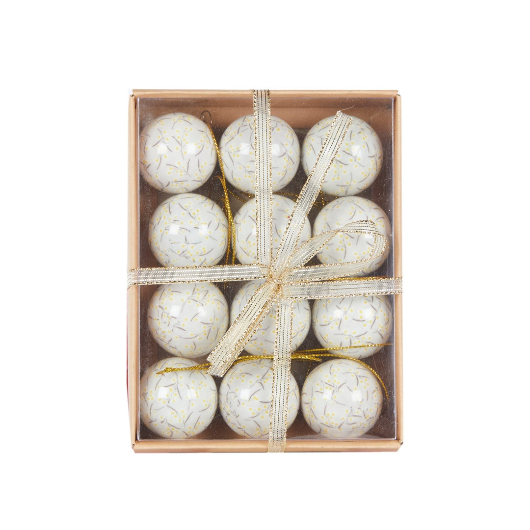 Artist Baubles Golden Wattle - 12 Pack