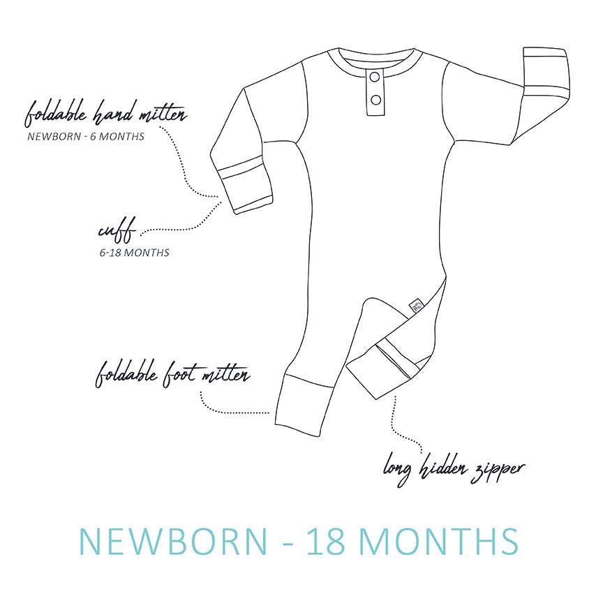 Eucalypt Organic Cotton Growsuit