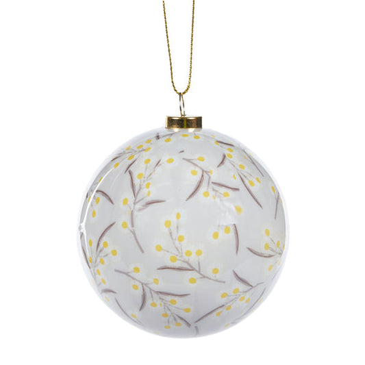 Artist Bauble Golden Wattle 7.5cm