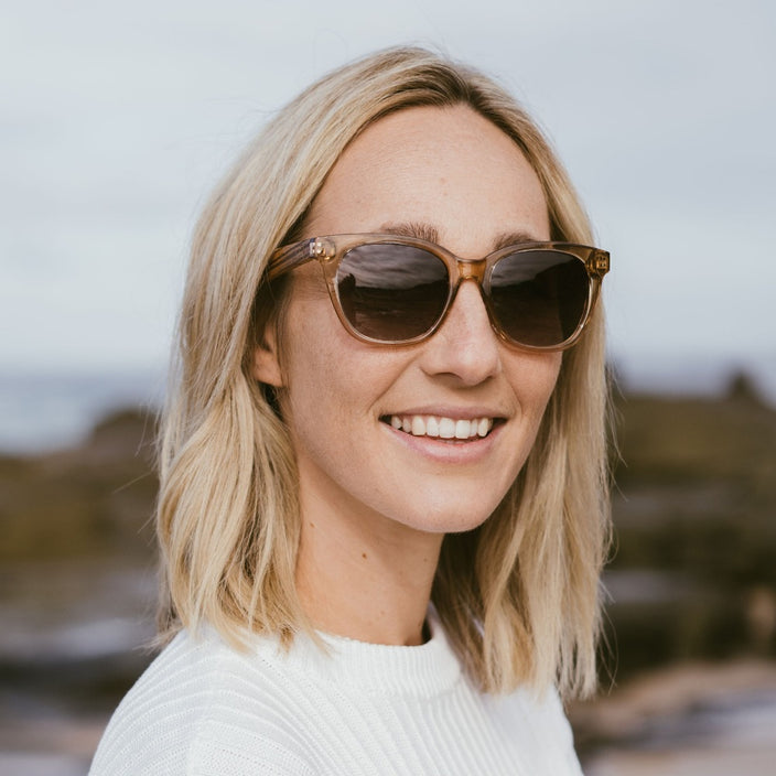 Lila Grace Champagne Sunglasses