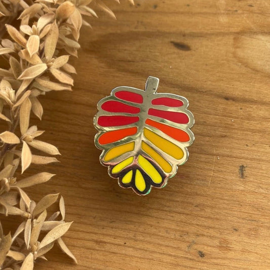 Fagus Leaf Enamel Pin