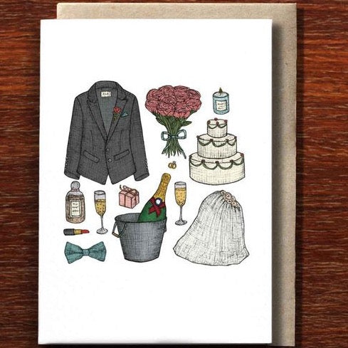 Wedding Keepsakes Greeting Card
